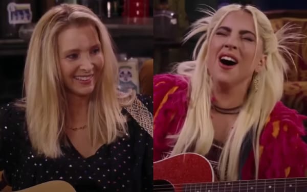 Lady Gaga teams up with Lisa Kudrow in Friends reunion for Smelly Cat performance