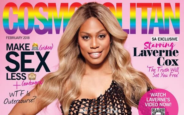 Laverne Cox makes history as first trans woman on the cover of Cosmopolitan