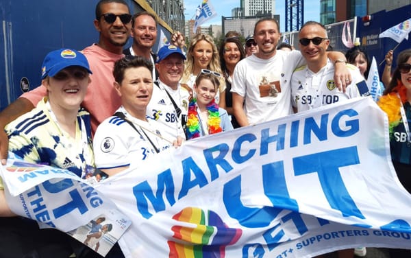 Luke Ayling is the first active Premier League footballer to attend a Pride event