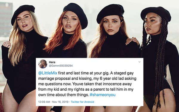 Mother accuses Little Mix of ‘taking away innocence’ of her child after gay proposal at concert