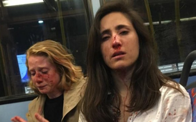 Lesbian couple violently attacked on London bus after refusing to kiss for group of men