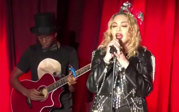 Madonna gives surprise New Year’s Eve performance at Stonewall Inn