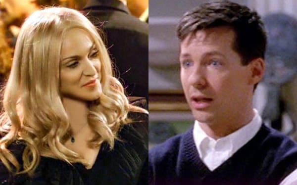 Madonna threw some major shade at Sean Hayes while filming Will & Grace
