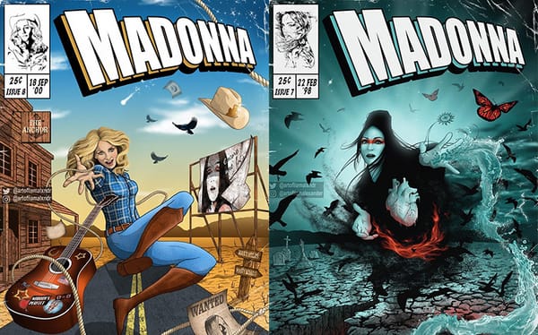 This artist is turning Madonna’s albums into comic covers and they’re incredible