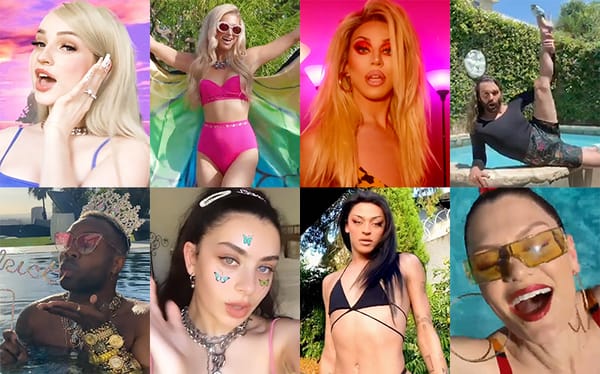 Kim Petras enlists Paris Hilton, Demi Lovato, Aquaria for Malibu video
