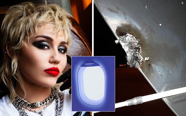 Miley Cyrus’ plane forced to make emergency landing after being struck by lightning