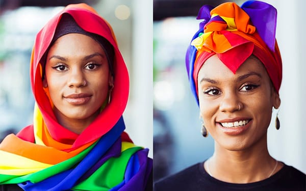 Muslim fashion label creates rainbow headscarf to support LGBT+ rights
