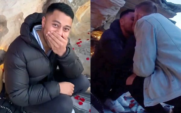 This adorable video of a gay couple’s romantic proposal has gone viral