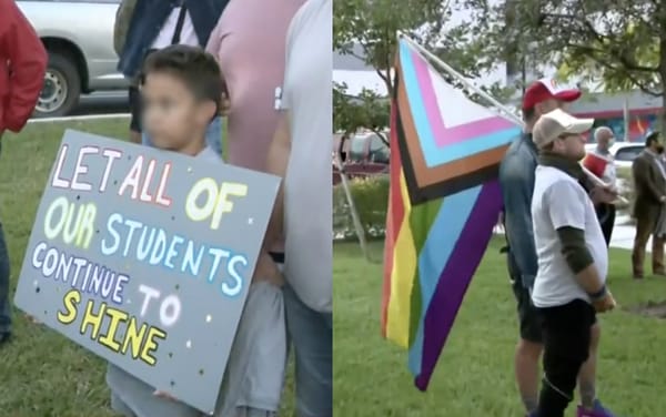 Students protest against Florida’s “radical” bill seeking to limit LGBTQ-inclusive education