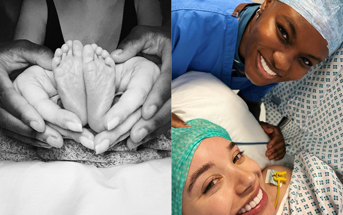 Nicola Adams welcomes first baby with girlfriend Ella Baig