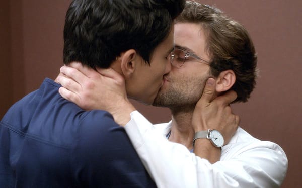 Nico and Levi finally shared a kiss on Grey’s Anatomy this week