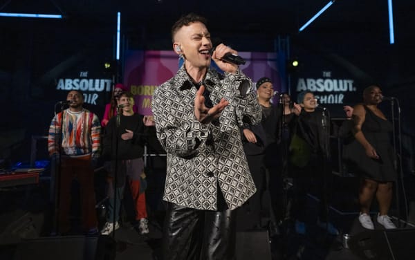 Olly Alexander performs new rendition of Shine alongside inclusive choir