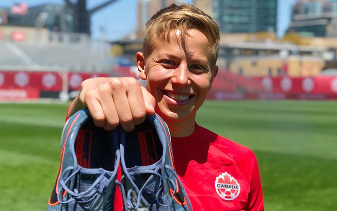 Olympic footballer Quinn comes out as trans and shares tips on allyship