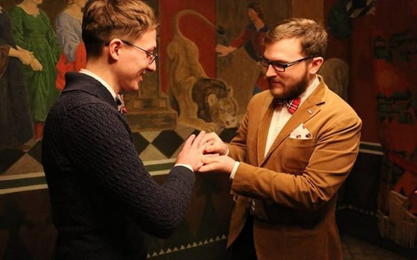 Russia’s first legally married gay couple are now being pursued by police