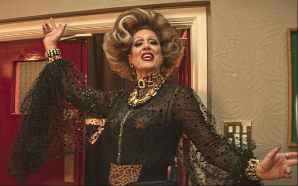 Here’s your first look at Richard E. Grant as Loco Chanelle in Everybody’s Talking About Jamie film