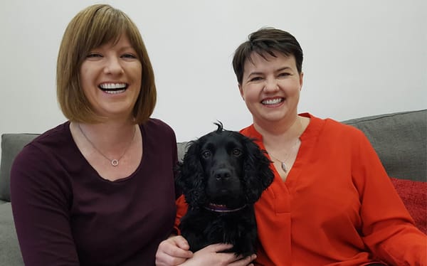 Scottish Tory leader Ruth Davidson and fiancée announce the birth of their son