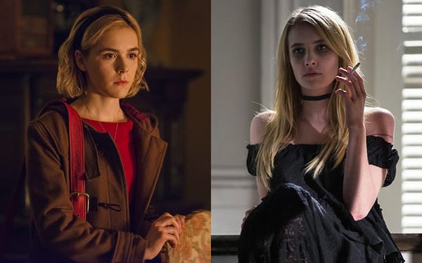 Wait… did Sabrina just hint at an American Horror Story crossover?