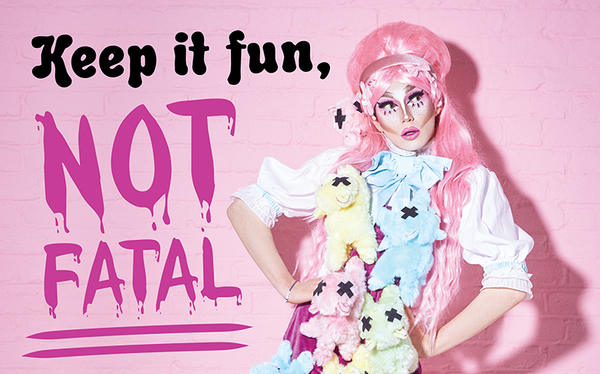 Exclusive: Drag Race UK star Scaredy Kat serves vegan extravaganza in PETA campaign
