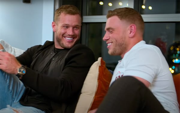 Gus Kenworthy and Colton Underwood share intimate moments in Coming Out Colton trailer