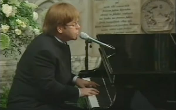 Elton John’s performance at Princess Diana’s funeral was initially ‘rejected’ by royals
