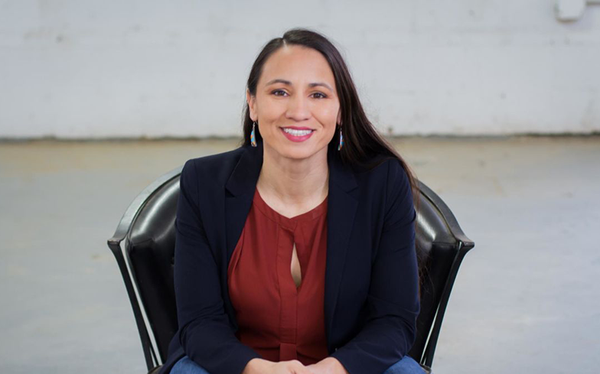 Sharice Davids is the first LGBTQ Native American member of Congress