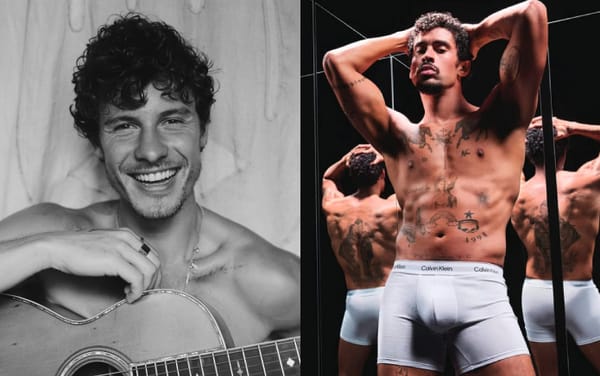 Shawn Mendes thirstily responds to Bad Bunny’s underwear shoot: “Guapo”