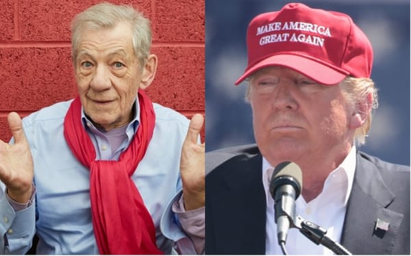 Sir Ian McKellen did not hold back when he was asked about President Trump