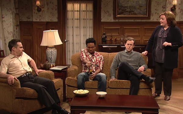 Dad recognises son’s gay porn star boyfriend in hilarious SNL sketch
