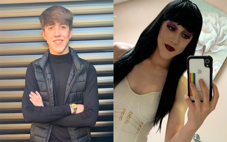 18-year-old British drag queen slays at graduation with epic deathdrop