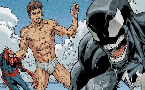 Spider-Man and Venom share homoerotic scene in new Marvel comic