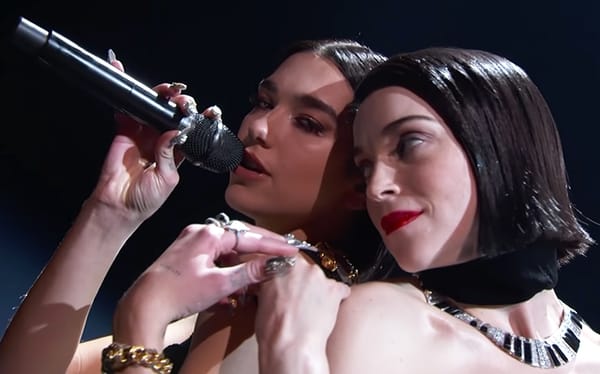 St. Vincent and Dua Lipa’s incredible Grammys performance was queer AF
