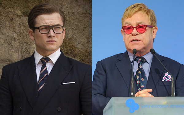 Taron Egerton transforms into Elton John in first look at Rocketman