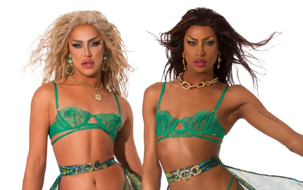 Drag Race UK stars Tayce and A’Whora tackle anti-gay laws in fierce Pride campaign