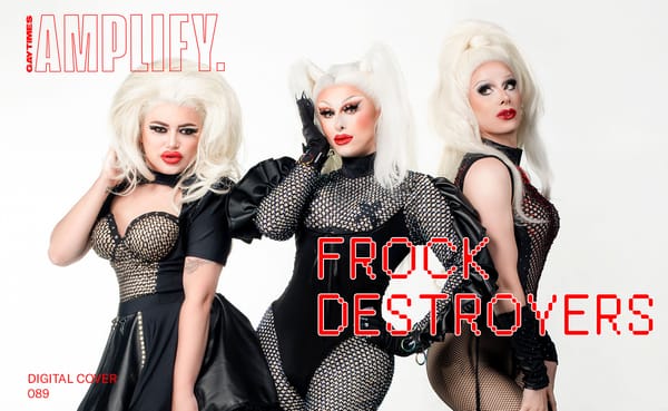 Baga, Blu and Divina spill the T to Leland on why now is the perfect time to “FROCK DESTROY!”