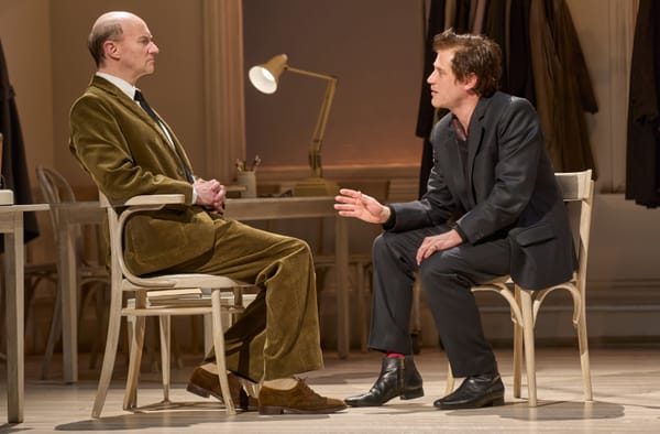 Sam Mendes directs Mark Gatiss and Johnny Flynn in fierce new play The Motive and the Cue – review