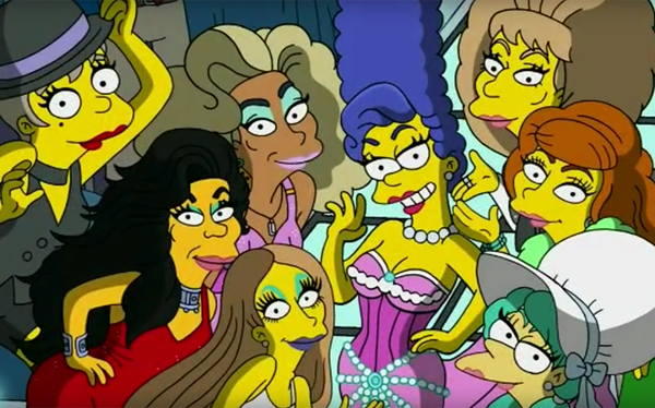 Watch Marge Simpson and RuPaul sashay down the runway to Glamazon