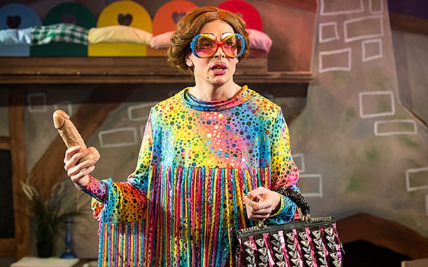 Above the Stag houses the majestic giraffe of queer panto – review