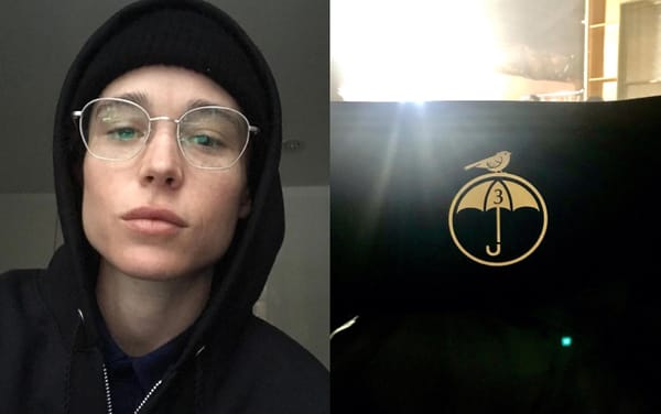 Elliot Page celebrates first day filming The Umbrella Academy season 3