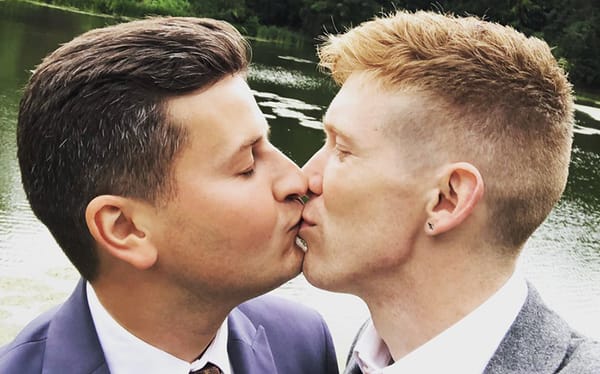 Gay Olympian Tom Bosworth says people unfollowed him after sharing photo kissing fiancé