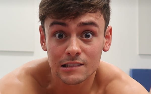 Which young popstar is Tom Daley’s celebrity crush?