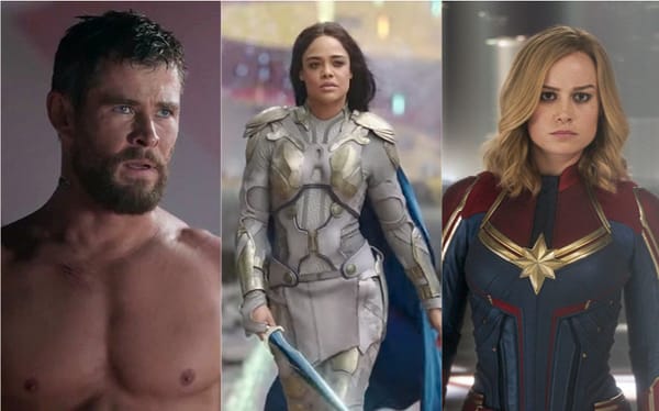 Tessa Thompson confirms she plays Valkyrie as bisexual and endorses a throuple with Thor and Captain Marvel
