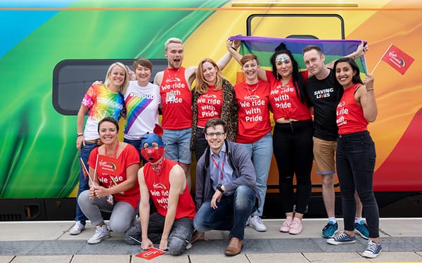 Virgin Trains unveils rainbow train just in time for Pride season