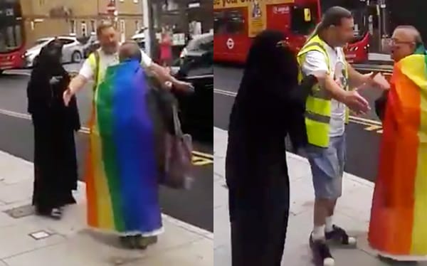 Woman shouts “shame on you” at Pride marchers in suspected hate crime