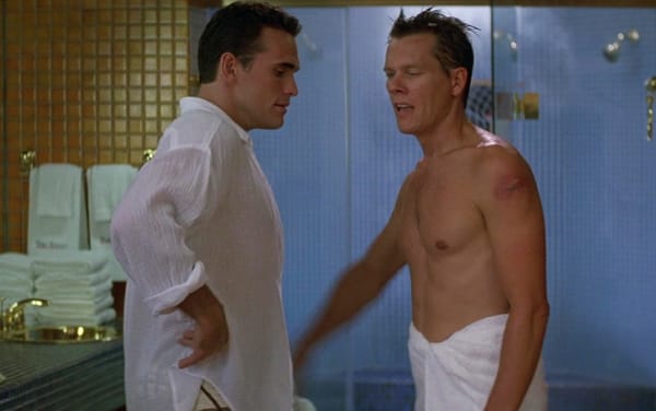 Wild Things cut a gay shower kiss between Kevin Bacon and Matt Dillon