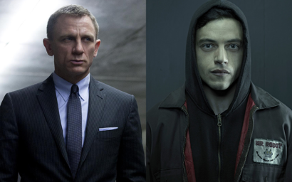 Daniel Craig and Rami Malek kissed on the set of new James Bond