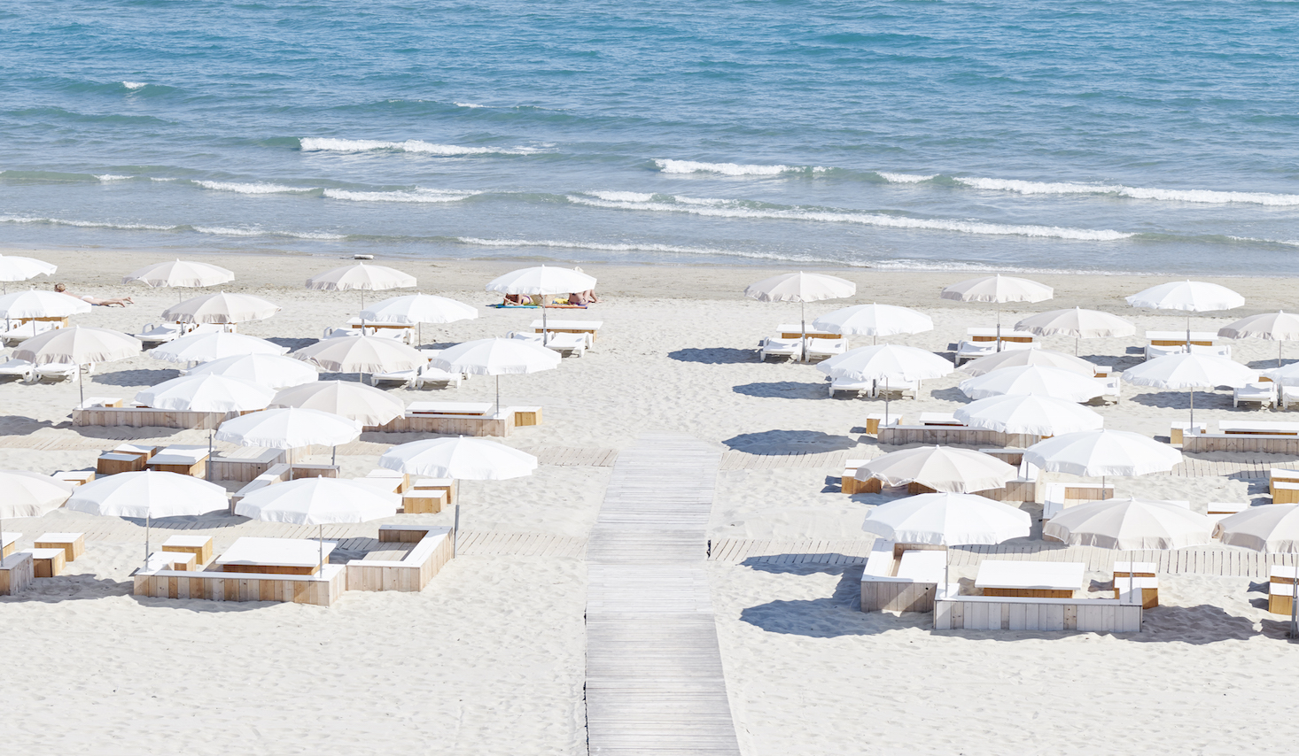 It’s a funny place to build France’s most fabulous new beach hotel, but it totally works